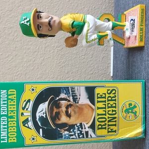 Limited edition Rollie Fingers bobblehead
